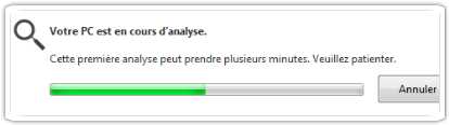 Votre PC est en cours d'analyse